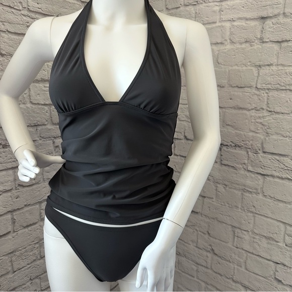 Calvin Klein woman’s swimsuit 2 piece dark grey - Picture 1 of 5
